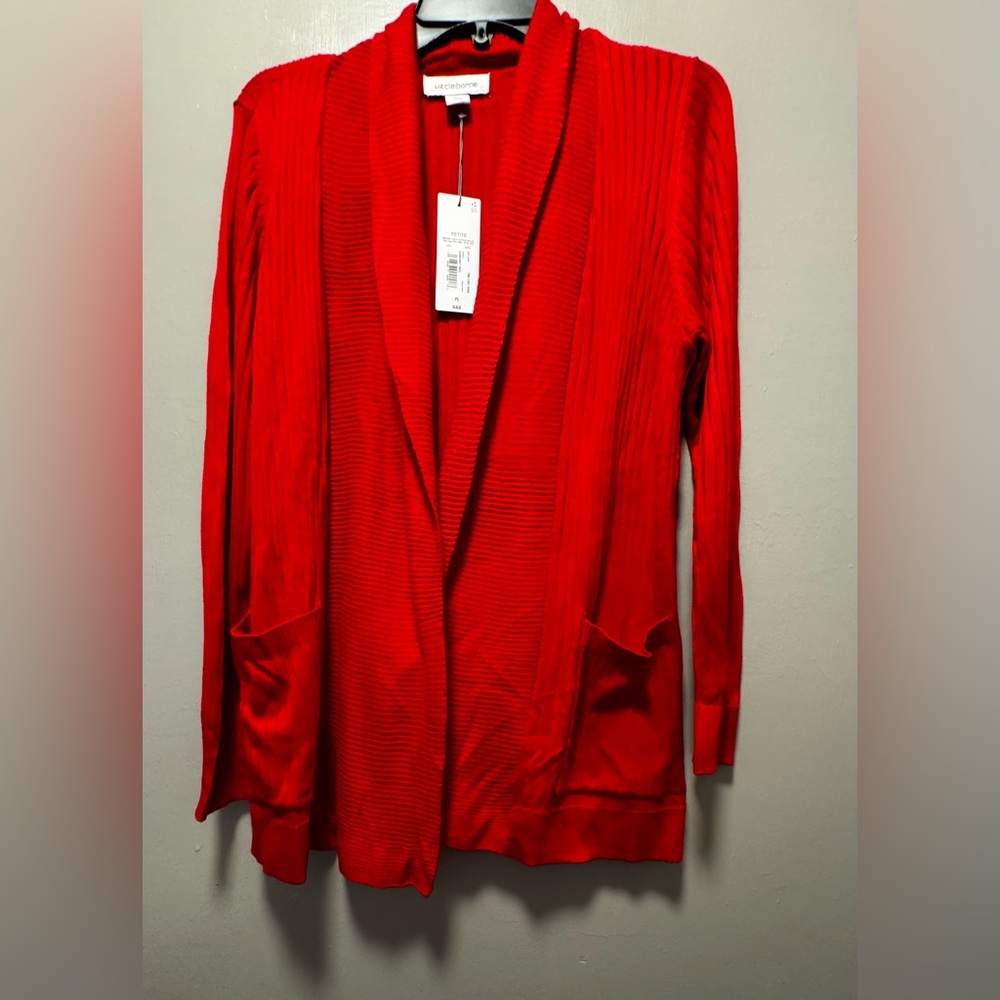 Liz Claiborne Petite Red Sweater
